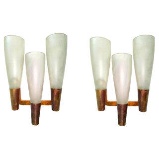 Wall Lamps by P. Chiesa for Fontana Arte, Set of 2 For Sale