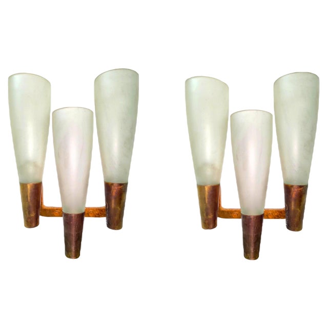 Wall Lamps by P. Chiesa for Fontana Arte, Set of 2 For Sale