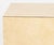 Contemporary Minimalist Beige Block Form Console Table For Sale - Image 3 of 7