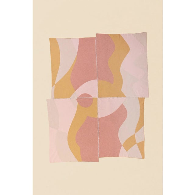 Early 21st Century Abstract Wool Blanket For Sale - Image 5 of 5