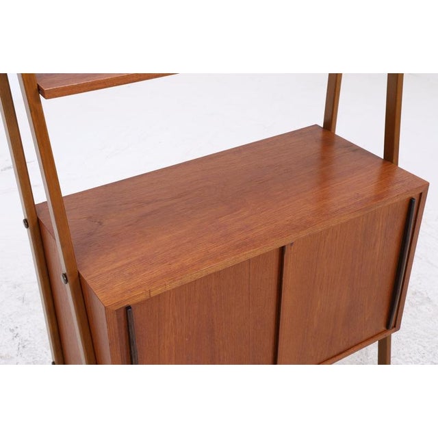 Mid-Century Modern Teak Shelving Unit For Sale - Image 9 of 18