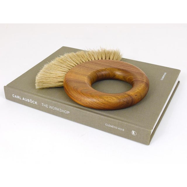 Large Mid-Century Walnut Clothes Ring attributed to Carl Auböck, Austria, 1950s For Sale - Image 12 of 17