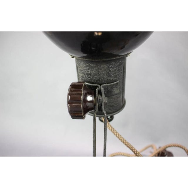 Industrial Adjustable Desk Lamps, Former Czechoslovakia, 1955, Set of 2 For Sale - Image 10 of 18