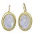 Moonstone Cameo Gold Earrings - A Pair For Sale