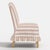 Not Yet Made - Made To Order Aria Ruffle Slipcover Dining Chair in Mauve Canopy Stripe Red Oga For Sale - Image 5 of 7