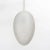 Pendant lamp made from a translucent glass lampshade recovered. (Measurements of poppet 19 cm, 12 cm diameter). I have...