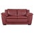 Red Leather 2-Seater Sofa and Lounge Chairs from Natuzzi, Set of 3 For Sale - Image 4 of 18
