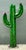 Mid-Century Modern Vintage Torched Metal Standing Cactus For Sale - Image 3 of 12