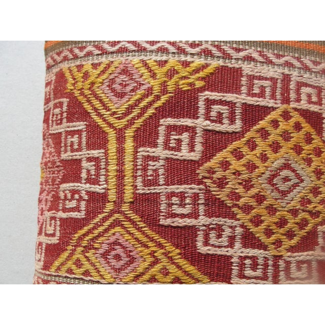 Kilim Rug Pillow For Sale - Image 4 of 11
