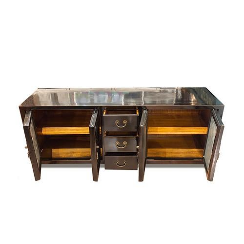 Chinese 1990s Shiny Lacquer Inspired Tv Cabinet For Sale - Image 3 of 5