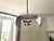 Vintage Chrome and Metal Pendant Light, 1970 For Sale - Image 4 of 11
