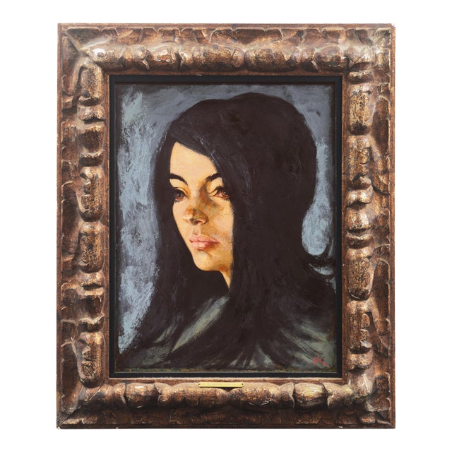 'Portrait of a Young Woman' by Martin Zipin, Philadelphia Modernist, Philadelphia Academy of Fine Arts, Baum School of Art For Sale