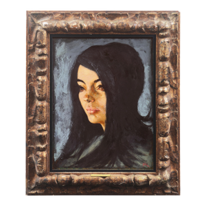 'Portrait of a Young Woman' by Martin Zipin, Philadelphia Modernist, Philadelphia Academy of Fine Arts, Baum School of Art