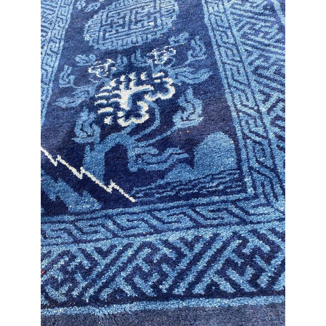 Small Antique Chinese Rug For Sale - Image 12 of 14