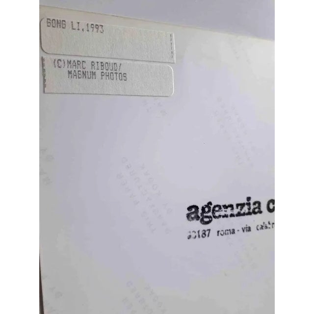 Vintage b/w photograph realized by Mark Riboud in 1993. Copyright Magnum Photos/Agenzia Contrasto. Excellent condition....