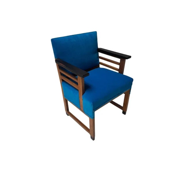 Art Deco Lounge Chair by T Woonhuys, 1920s For Sale - Image 4 of 10