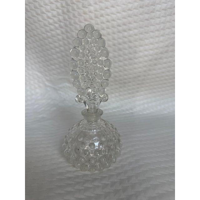 1930's Beautiful Etched crystal perfume bottle