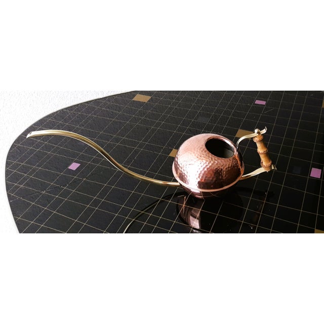 Mid-Century Space Age Watering Can in Copper & Brass, 1950s For Sale - Image 3 of 9