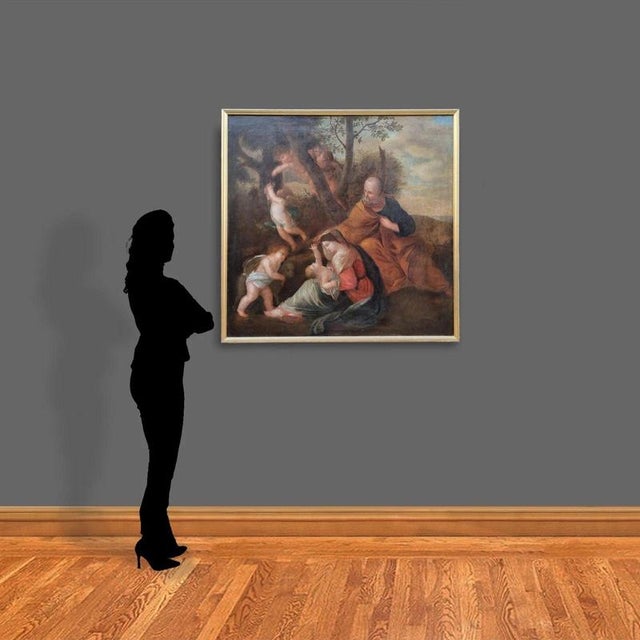 Circle of Spierincks, Figurative Composition, 17th Century, Oil Painting on Canvas For Sale - Image 4 of 8