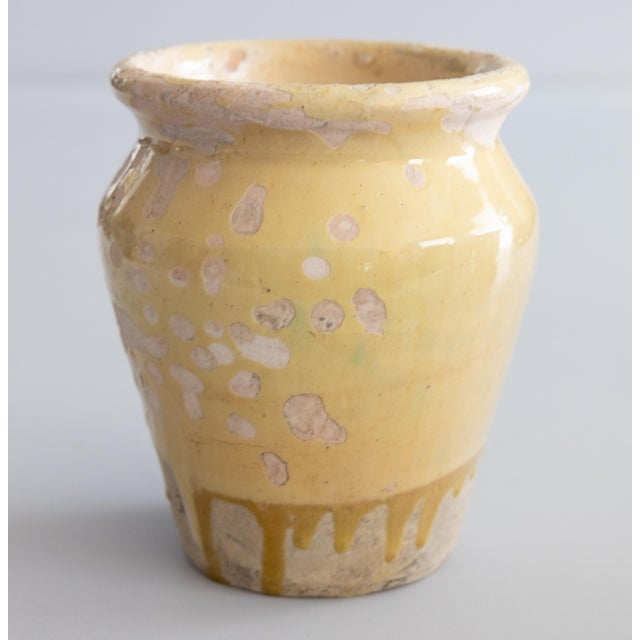 19th Century 19th Century French Yellow Glazed Confit Pot For Sale - Image 5 of 9