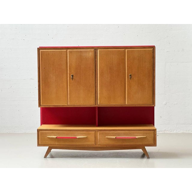 1950s Living Room Wall Unit from Corta Multiform, Switzerland, 1950s For Sale - Image 5 of 18
