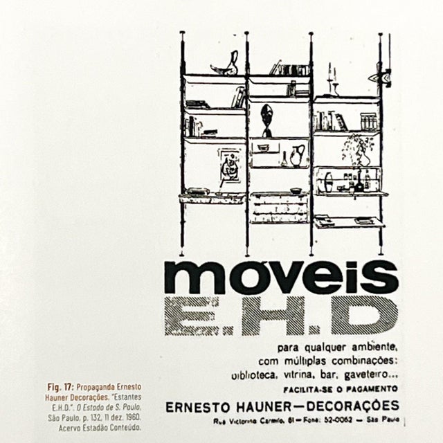 Modular Brazilian Rosewood Shelving Unit by Ernesto Hauner, Brazil, 1960s - Lot 182A For Sale - Image 12 of 12
