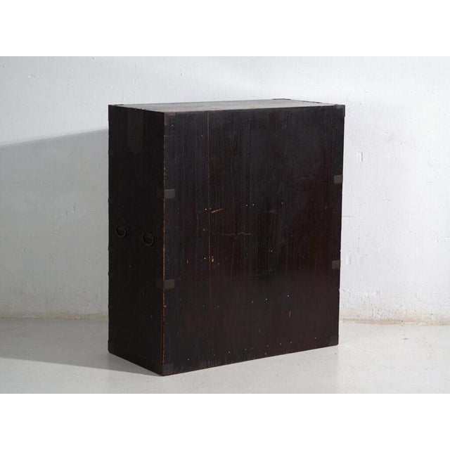 Antique Japanese Black Isho-Dansu Chest For Sale - Image 12 of 13