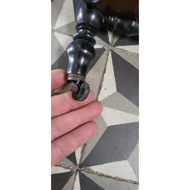 Napoleon III Magazine Holder in Wood For Sale - Image 5 of 8