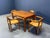 Pine Wood Dining Table and Chairs C.J. Rosengaarden, 1970s, Set of 5 For Sale - Image 10 of 13
