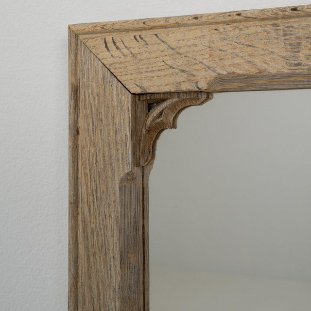French 19th Century France Red Wood Mirror For Sale - Image 3 of 9