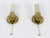Bauhaus Brass & Opaline Glass Sconces, Germany, 1950s, Set of 2 For Sale - Image 11 of 18