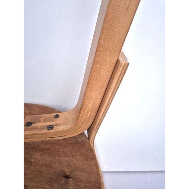 1950s E66 Chairs attributed to Alvar Aalto for Artek, Finland, 1950s, Set of 3 For Sale - Image 5 of 8