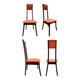 Vintage Model S11 Program Chairs by Angelo Mangiarotti, 1972, Set of 4 For Sale