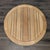Modern Ventana Round Wood Top Table With Black Metal Base For Sale - Image 3 of 6
