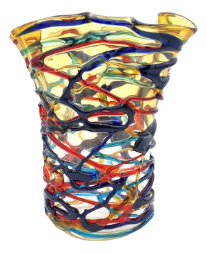 Amber Vase in Murano Glass from YourMurano