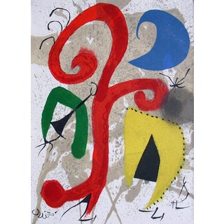 Joan Miró, Garden by Moonlight, Original Signed Lithograph For Sale