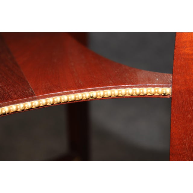 Early 20th Century Bronze Mounted Mahogany French Louis XV French End Table For Sale - Image 4 of 11