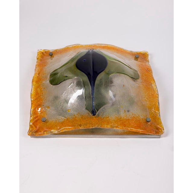 Vintage Murano Glass Wall Lamps by Toni Zocceri for Mazzega, 1960s, Set of 2 For Sale - Image 6 of 17