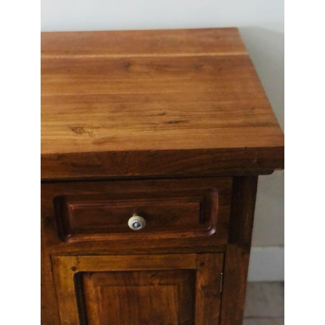 Wood Traditional Style Teak / Driftwood Sideboard Credenza For Sale - Image 7 of 13
