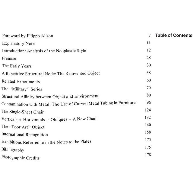 "The Furniture of Gerrit Thomas Rietveld" 1978 Baroni, Daniele For Sale In New York - Image 6 of 12