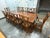 Wood Chippendale Revival Extension Table + Ten Chairs Set For Sale - Image 7 of 12