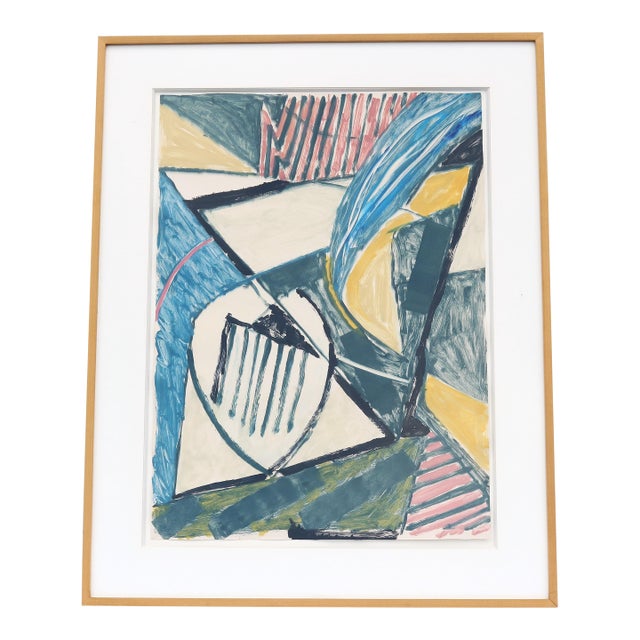 1986 Mark Lavatelli Crossroads Abstract Expressionism Artwork One-of-a-Kind For Sale