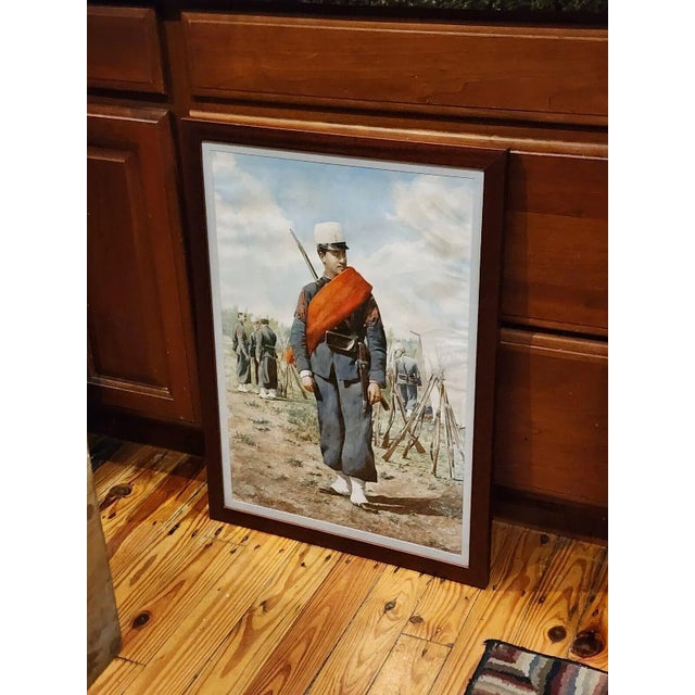 1898 Watercolor Painting by Listed Artist Juan Sannuy (1850-1908) Military Battle Field For Sale In Jacksonville, FL - Image 6 of 8