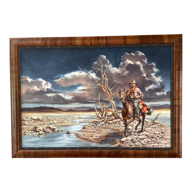 Harry Schaare (1922-2008) "Glory Trail" Oil on Board C 1993. Signed Lower Right For Sale