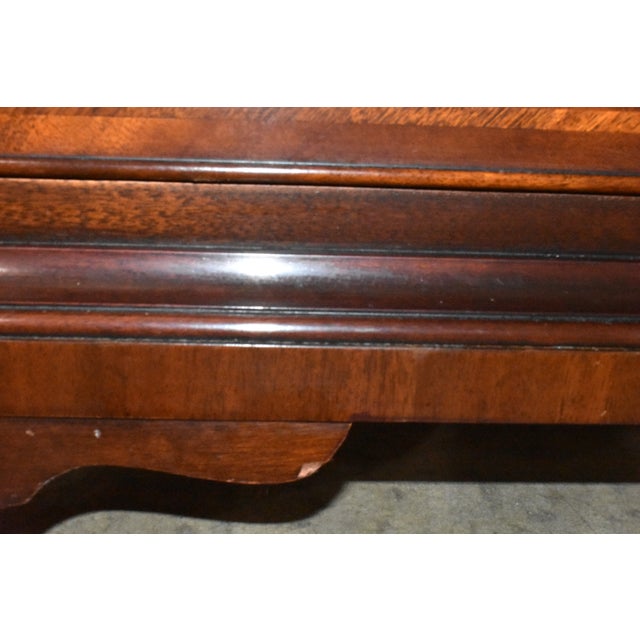 Henkel Harris Mahogany Chippendale Display Cabinet Style 2301 For Sale - Image 10 of 16