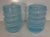 Italian Sculptural Aquamarine Blue Murano Glass Vases by Cenedese, 2000s, Set of 2 For Sale - Image 3 of 10