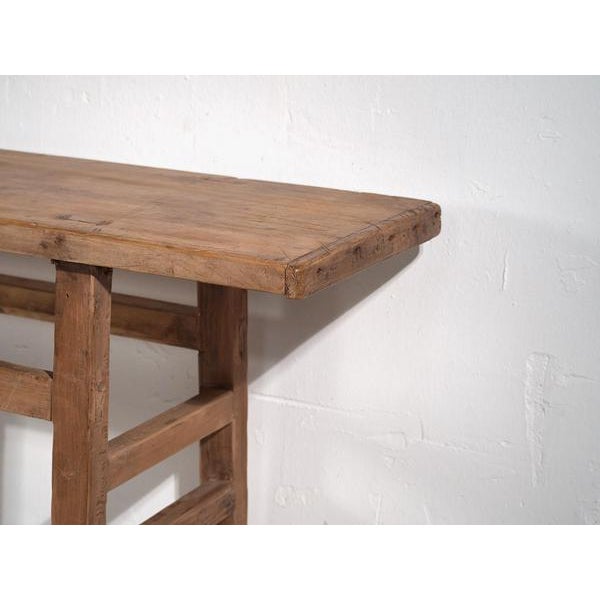 Antique Wood Console Table, 1900s For Sale - Image 11 of 15