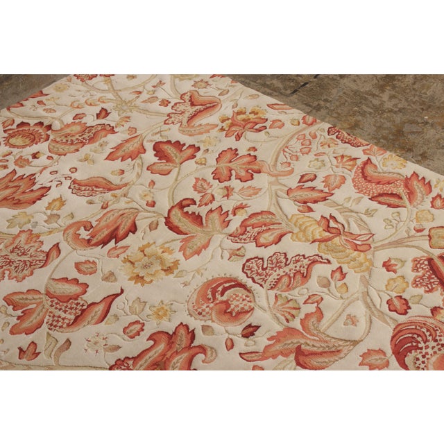 From Rug & Kilim’s European Collection, a 7x9 ode to Tudor rugs playing floral aesthetics in a contemporary frame....