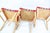 1970s Set 6 Danish Modern Red Dining Chairs For Sale - Image 11 of 12