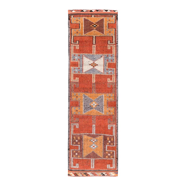 Galerie Shabab Collection Mid-20th Century Turkish Anatolian Tribal Runner For Sale
